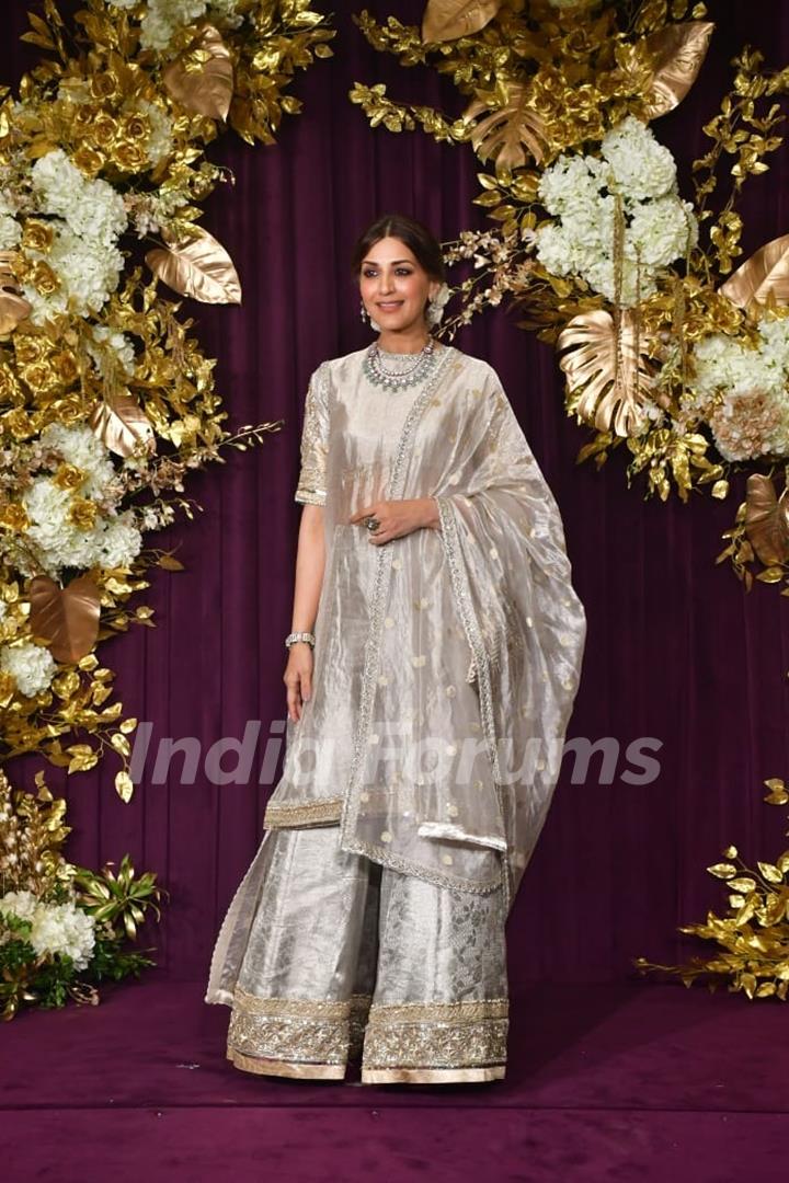 Sonali Bendre snapped at Manish Malhotra’s Diwali Bash