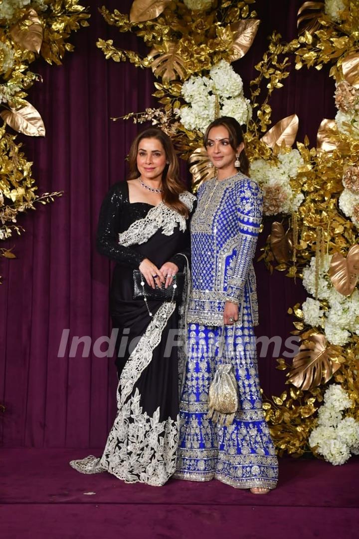 Neelam Kothari and Seema Sajdeh snapped at Manish Malhotra’s Diwali Bash