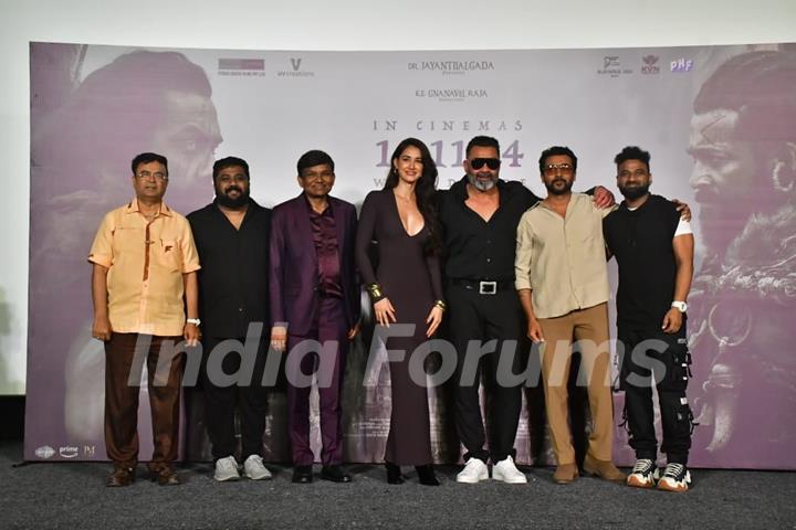 Bobby Deol, Suriya, Disha Patani and Jayantilal Gada snapped at 'Kanguva' press conference