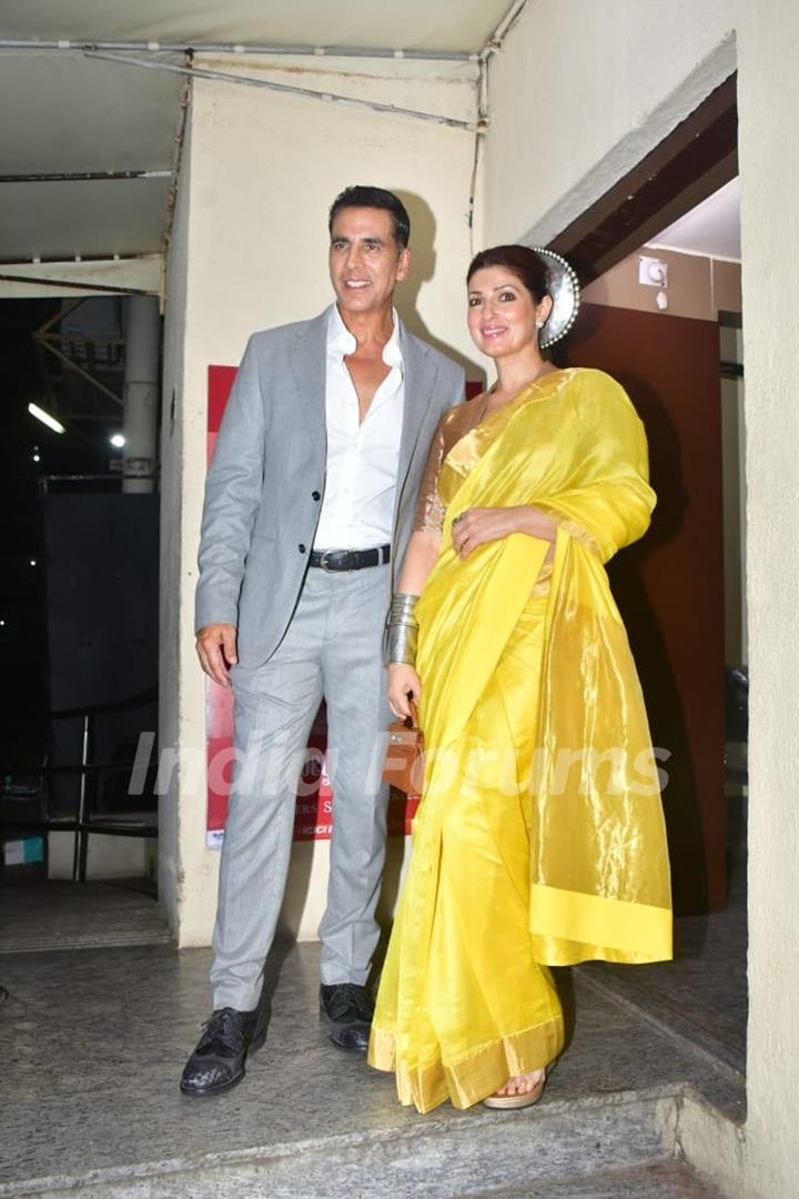 Akshay Kumar and Twinkle Khanna snapped in the city