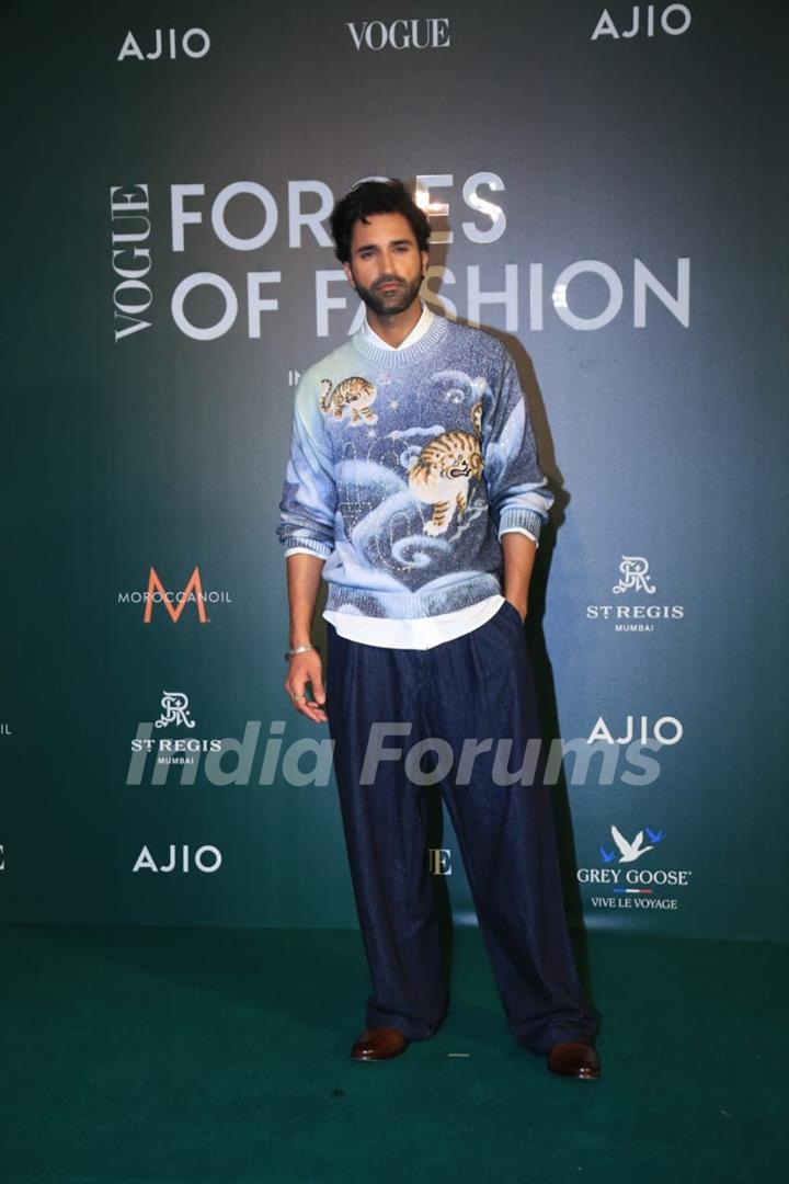 Gurfateh Pirzada snapped at the Vogue Forces of Fashion India 2024