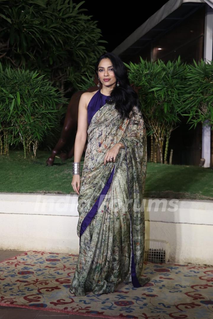 Sobhita Dhulipala snapped at Rohini Iyer's party