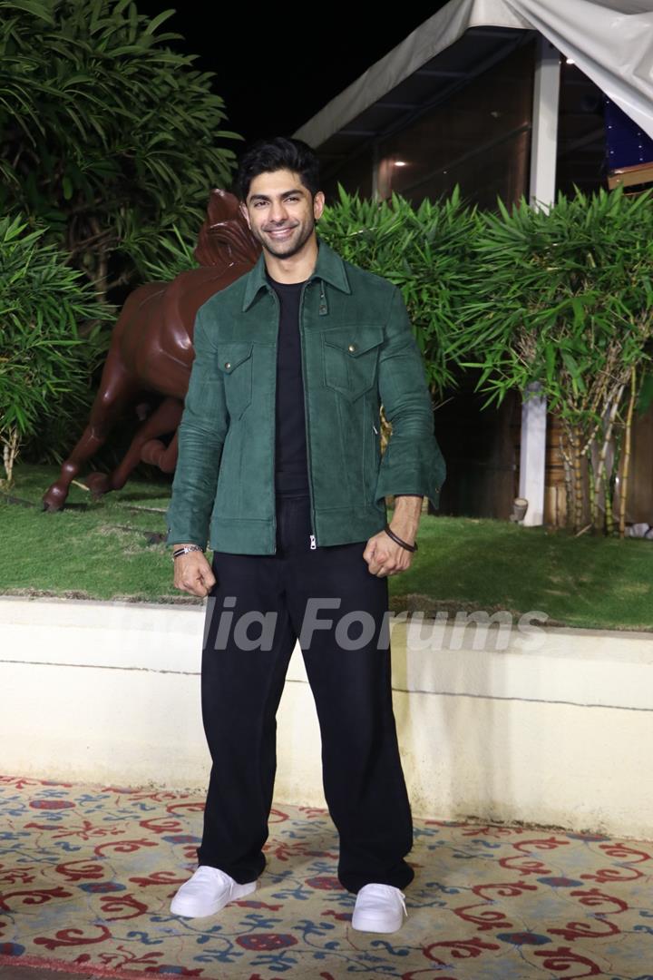 Taha Shah Badussha snapped at  the welcome party for Warner Music Group