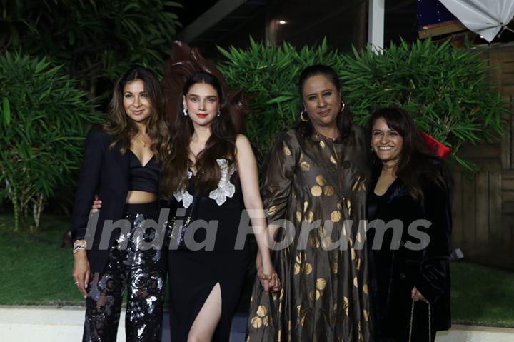 Aditi Rao Hydari snapped at  the welcome party for Warner Music Group