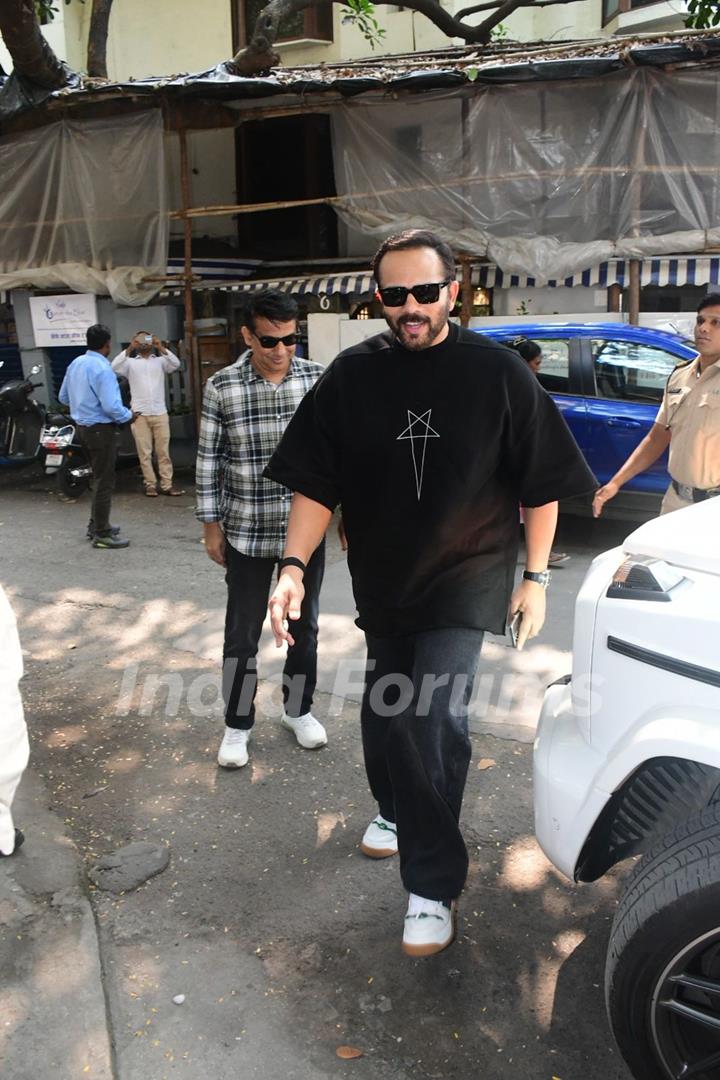 Rohit Shetty snapped promoting their upcoming film 'Singham Again' At Torii