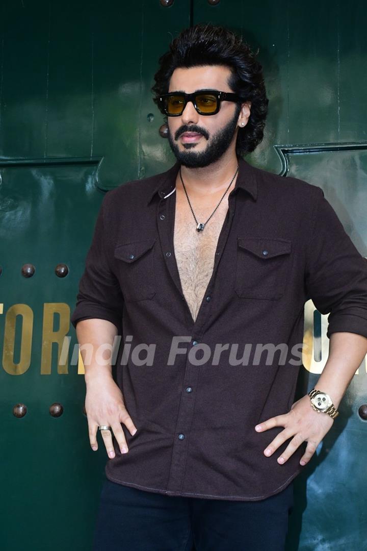 Arjun Kapoor snapped promoting their upcoming film 'Singham Again' At Torii