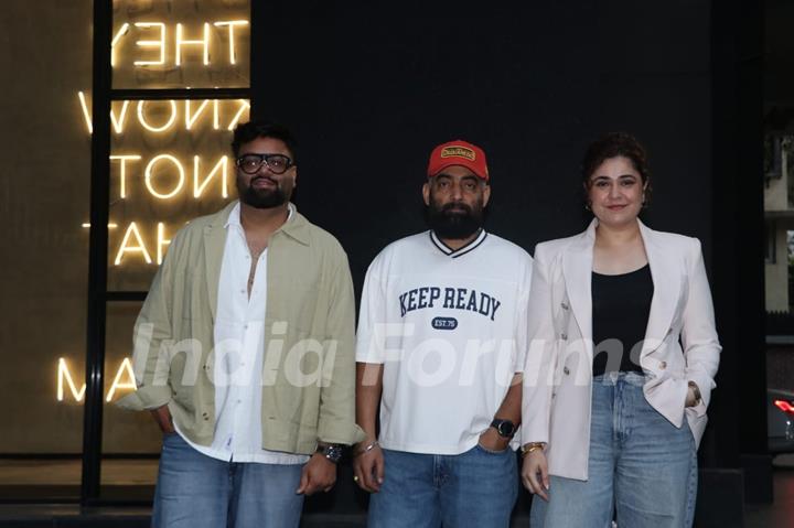 Manav Vij and Meher Vij snapped in the city