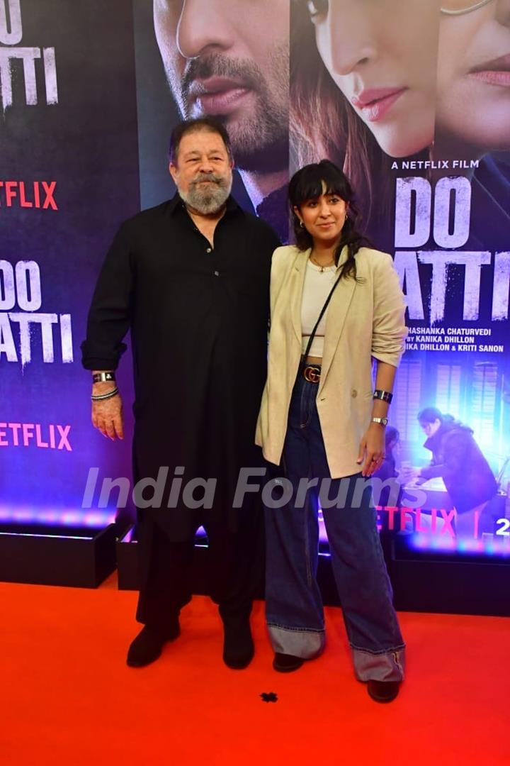 Kunal Shashi Kapoor grace the screening of 'Do Patti'