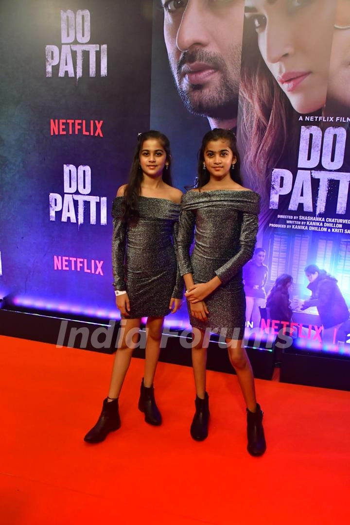 Celebrities grace the screening of 'Do Patti'