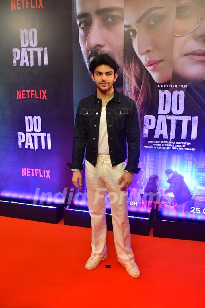 Veer Pahariya grace the screening of 'Do Patti'