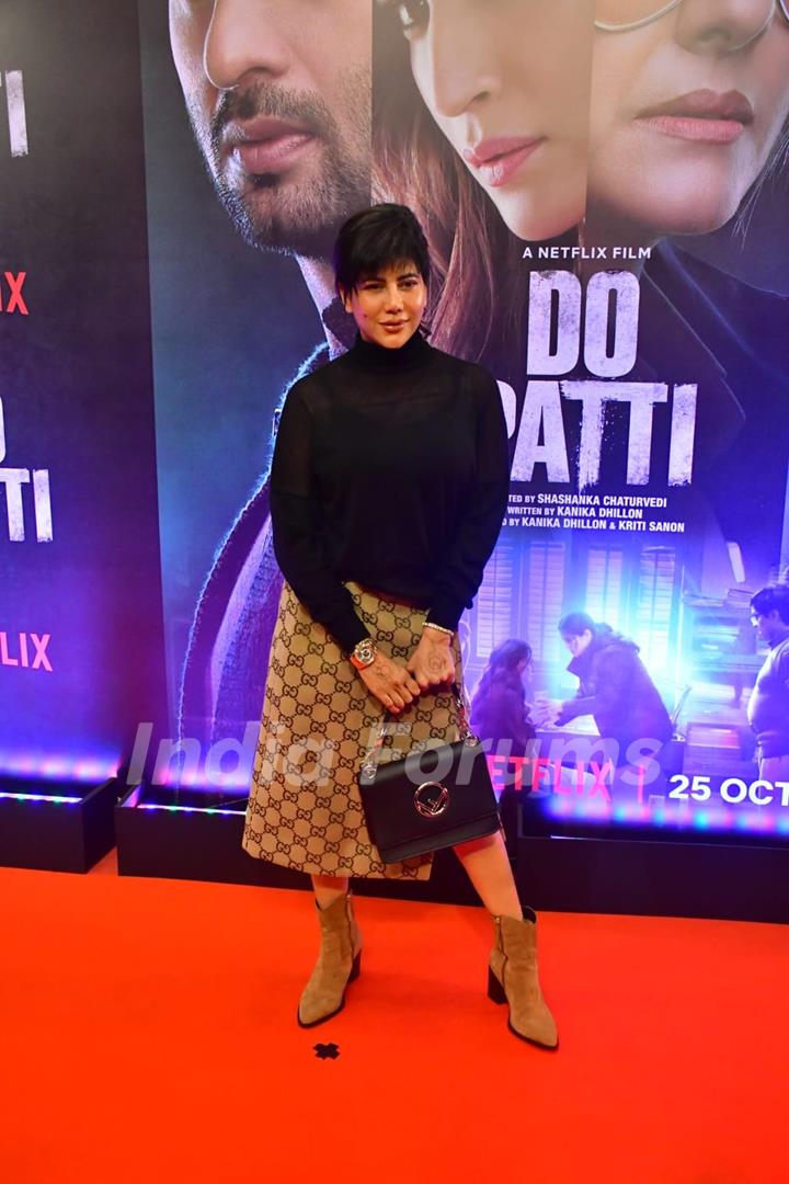 Wardha Khan Nadiadwala grace the screening of 'Do Patti'