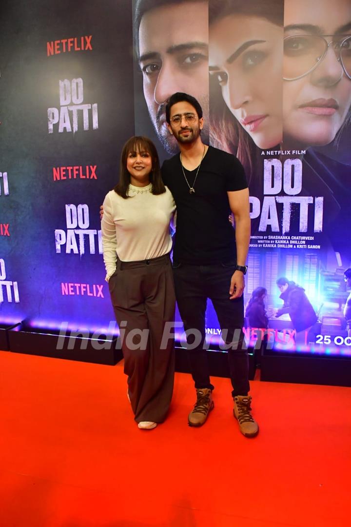 Hina Khan and Shaheer Sheikh grace the screening of 'Do Patti'