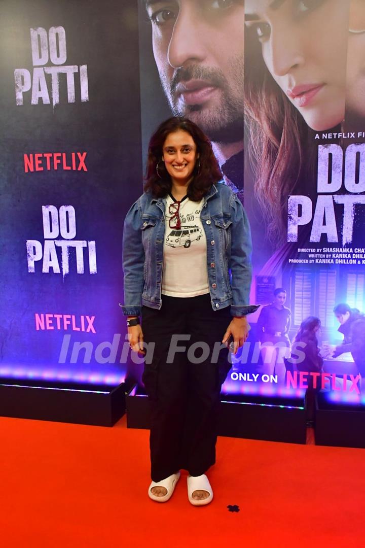 Celebrities grace the screening of 'Do Patti'