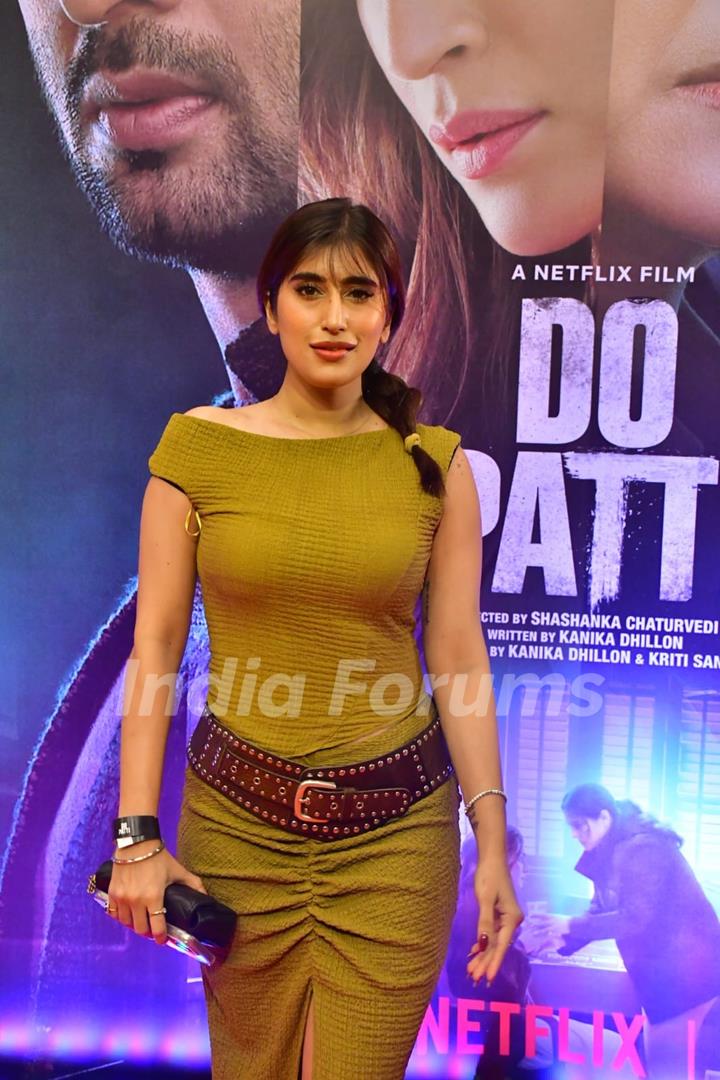 Akasa Singh grace the screening of 'Do Patti'