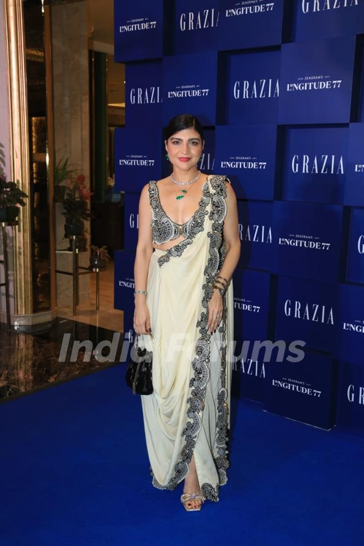 Celebrities celebs snapped at the Grazia event