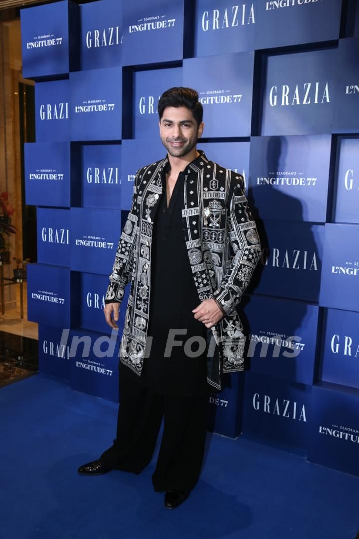 Taha Shah Badussha celebs snapped at the Grazia event