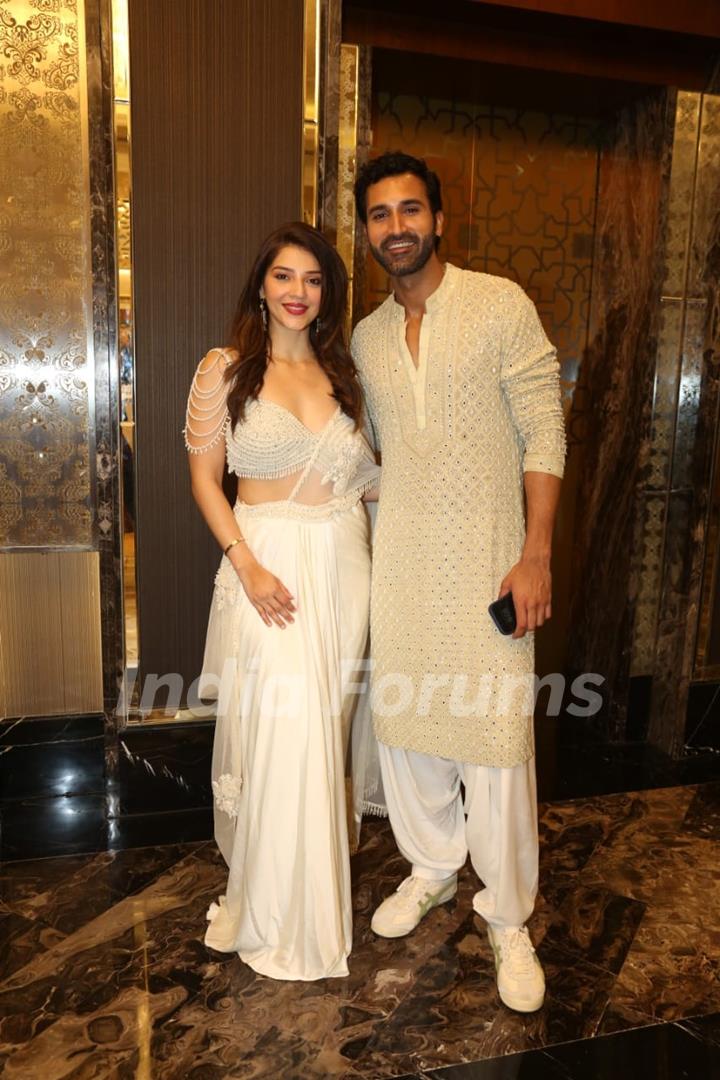 Mehreen Pirzadaa  and Gurfateh Pirzada celebs snapped at the Grazia event