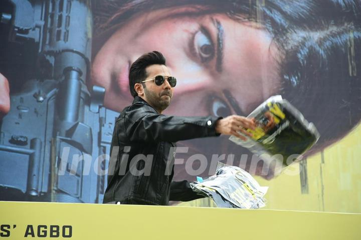 Varun Dhawan snapped promoting his upcoming series 'Citadel: Honey Bunny' at Gaiety Galaxy, Bandra