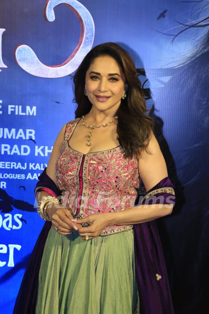 Madhuri Dixit snapped at the song launch of 'Ami Je Tomar 3.0'