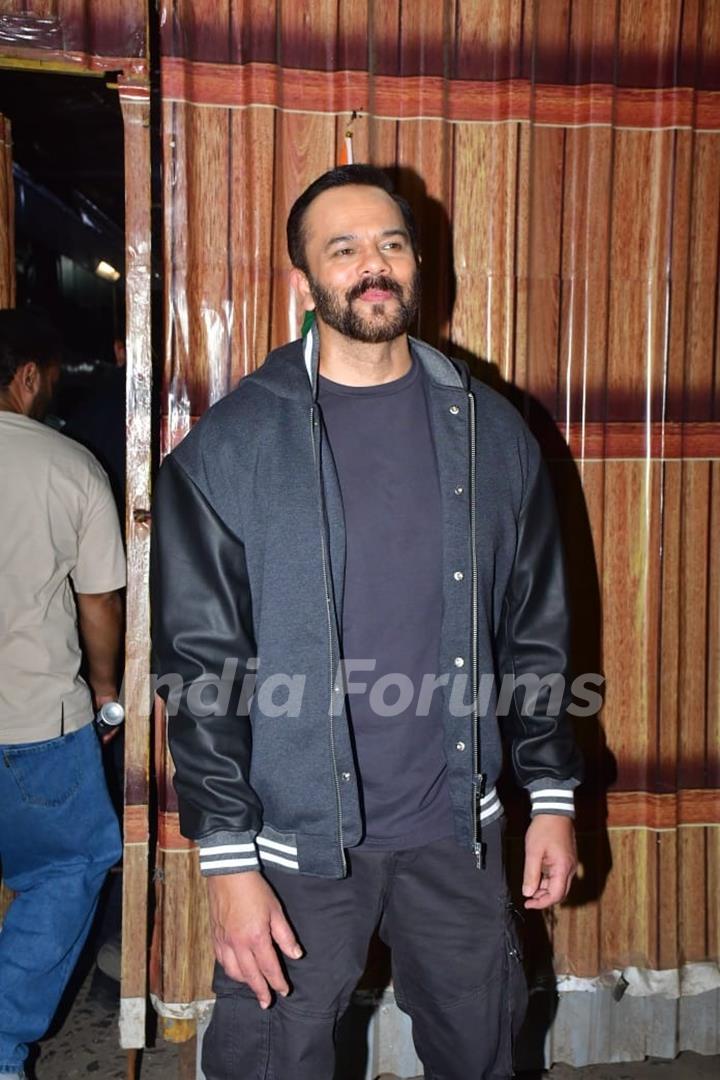 Rohit Shetty snapped promoting their upcoming film ‘Singham Again’ on the sets of 'Bigg Boss 18'