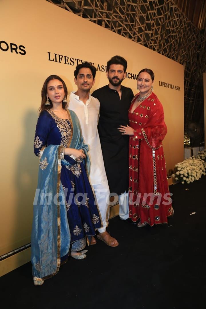 Aditi Rao Hydari, Sonakshi Sinha, Siddharth and Zaheer Iqbal grace the Lifestyle Asia Diwali 2024 party