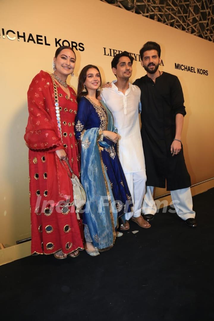 Aditi Rao Hydari, Sonakshi Sinha, Siddharth and Zaheer Iqbal grace the Lifestyle Asia Diwali 2024 party