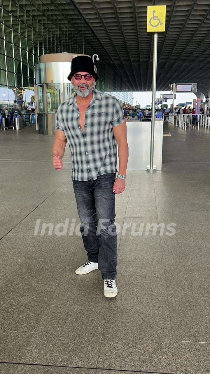 Bobby Deol snapped at the airport