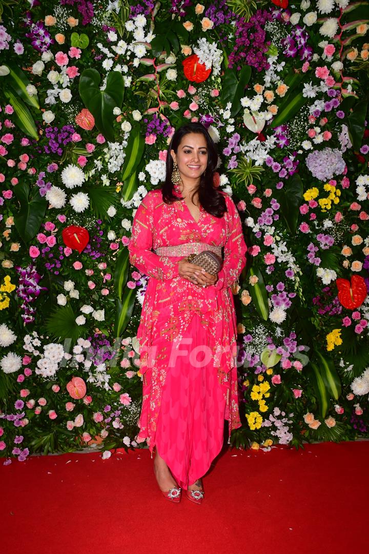 Anita Hassanandani attends Ekta Kapoor's Diwali Bash