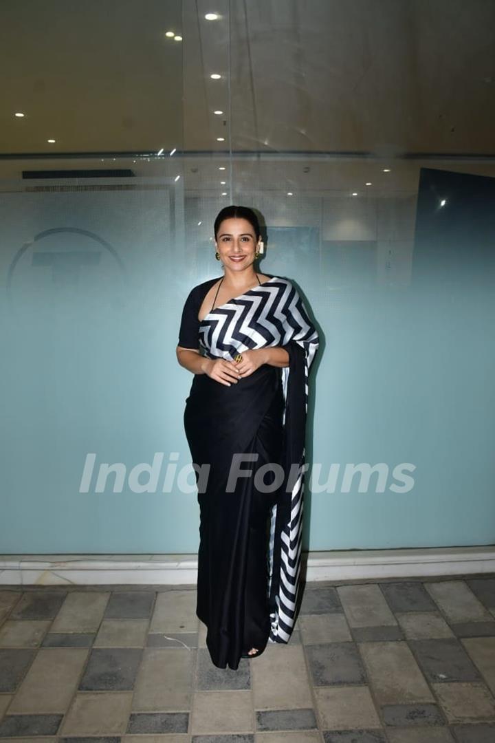 Vidya Balan snapped promoting their upcoming film ' Bhool Bhulaiyaa 3'