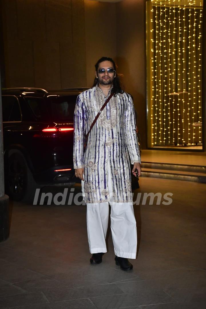 Ali Fazal snapped attending Abu Jani and Sandeep Khosla’s Diwali party