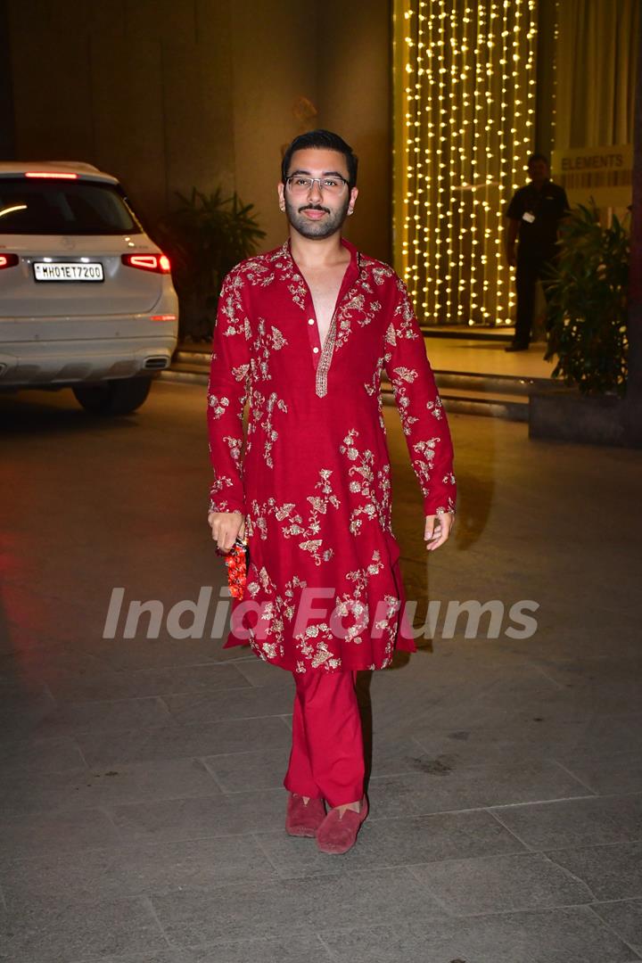 Orry snapped attending Abu Jani and Sandeep Khosla’s Diwali party