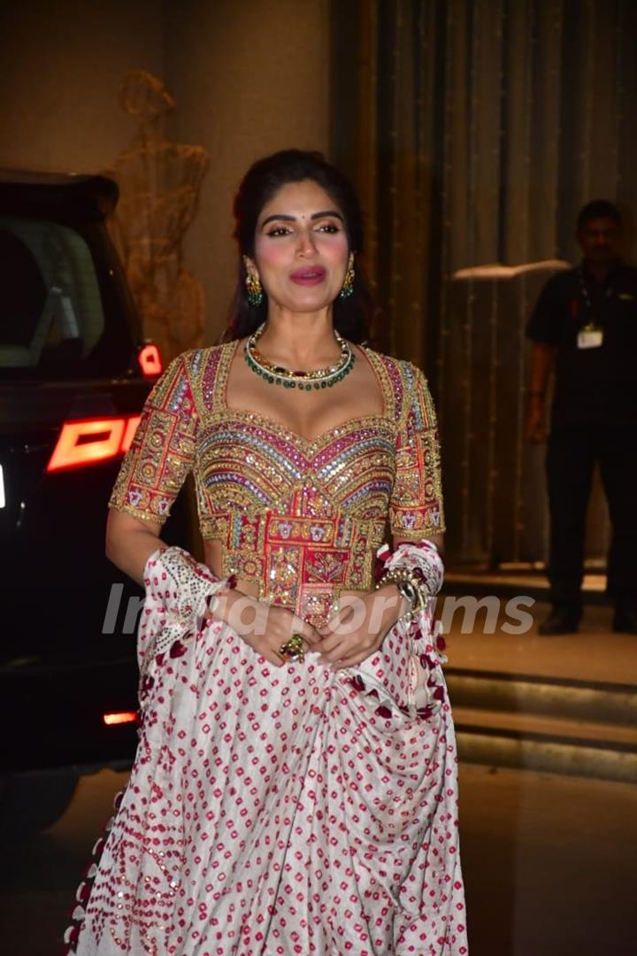 Bhumi Pednekar snapped attending Abu Jani and Sandeep Khosla’s Diwali party