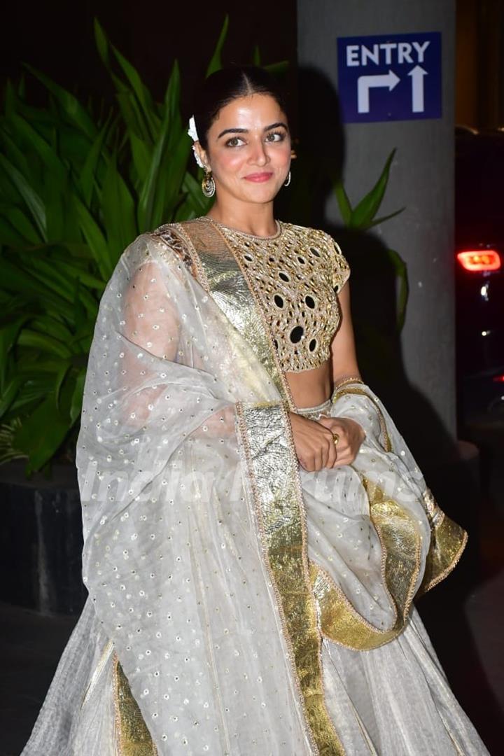 Wamiqa Gabbi snapped attending Abu Jani and Sandeep Khosla’s Diwali party