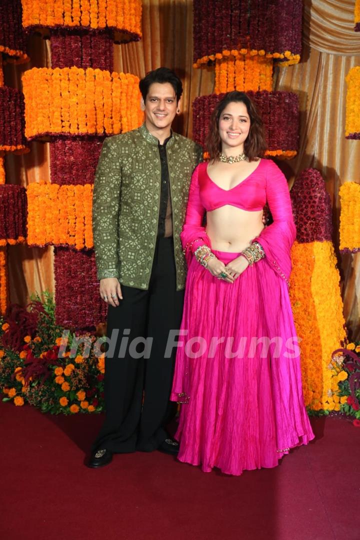 Tamannaah Bhatia and Vijay Varma snapped at Ramesh Taurani’s Diwali Bash