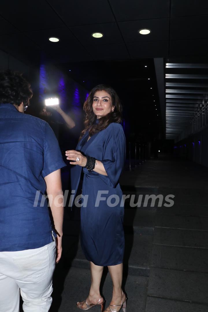 Raveena Tandon snapped in the city