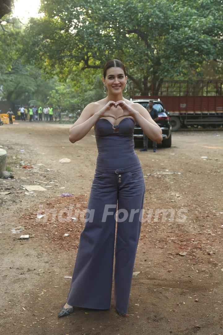 Kriti Sanon snapped at Nykaaland event