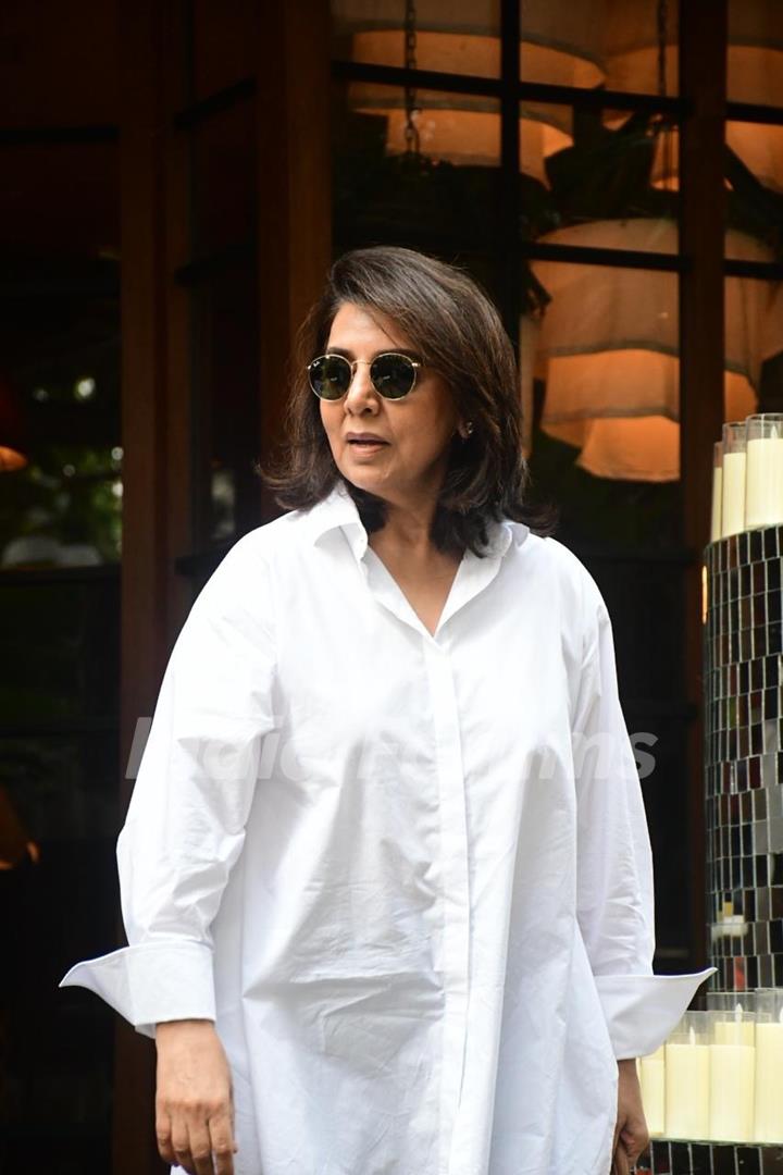 Neetu Kapoor snapped in the city 