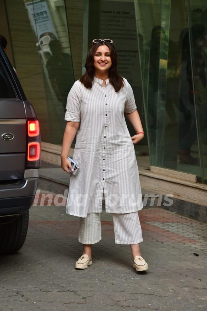 Parineeti Chopra snapped in the city