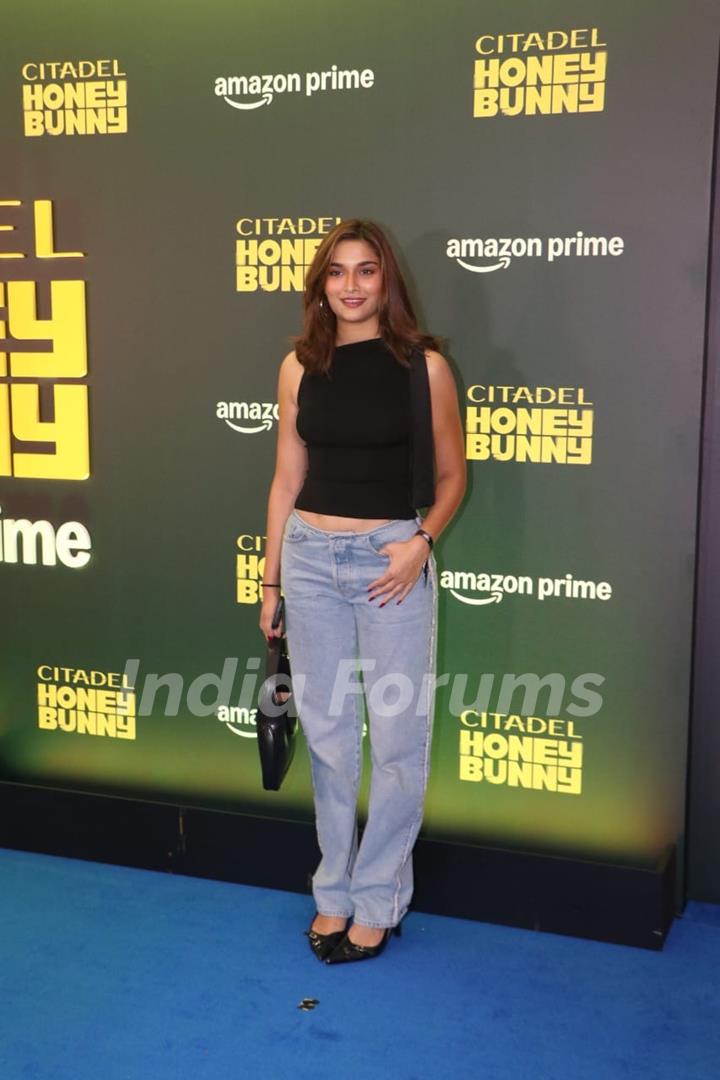 Saiee Manjrekar grace the premiere of Citadel: Honey Bunny