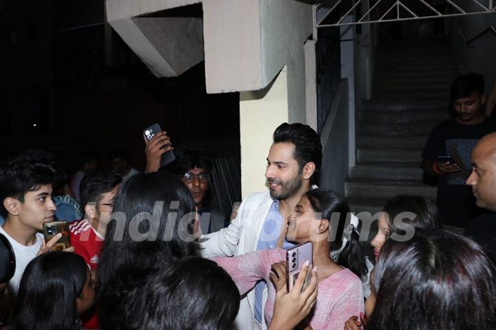 Varun Dhawan snapped promoting their upcoming series 'Citadel: Honey Bunny'