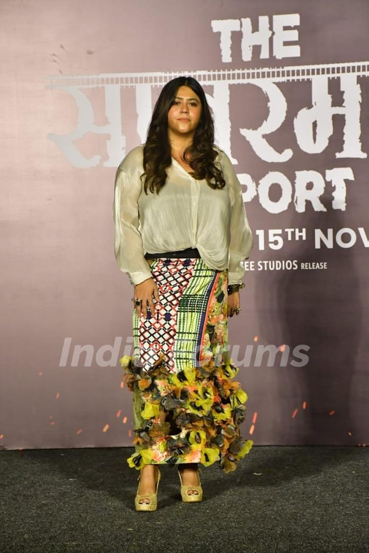 Ektaa Kapoor grace trailer launch of 'The Sabarmati Report'