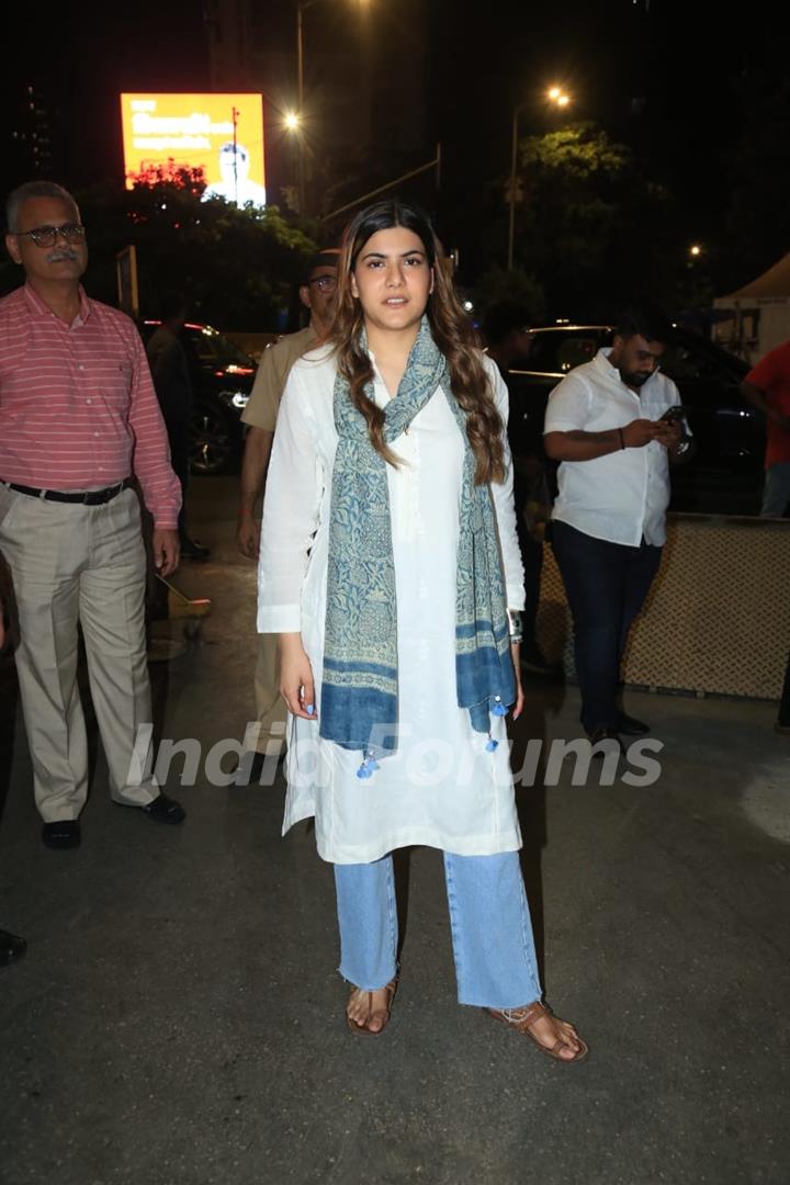 Ananya Birla snapped in the city