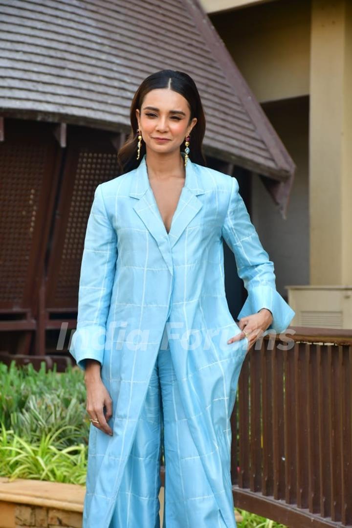 Ira Dubey snapped promoting their upcoming series 'Freedom at Midnight'