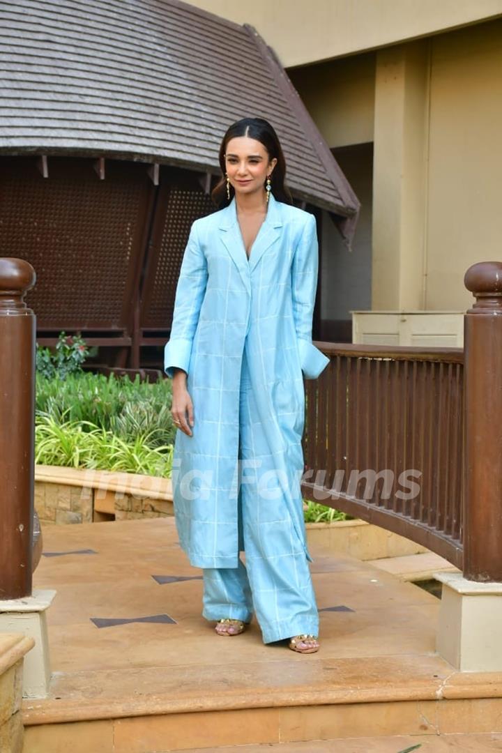 Ira Dubey snapped promoting their upcoming series 'Freedom at Midnight'