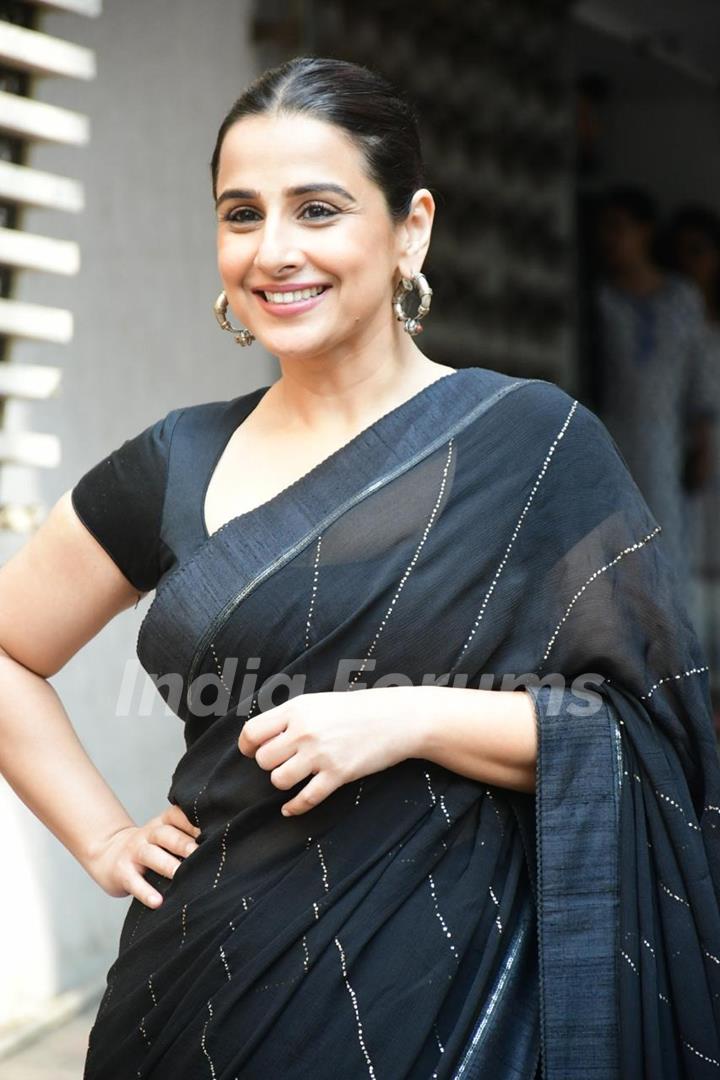 Vidya Balan snapped in the city