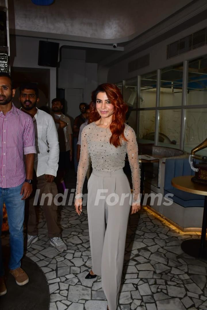 Samantha Ruth Prabhu snapped in the city