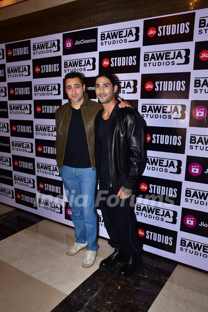 Imran Khan and Prateik Babbar grace the premiere of 'Khwaabon Ka Jhamela'