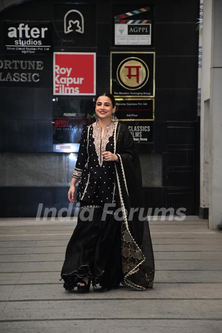 Vidya Balan snapped in the city