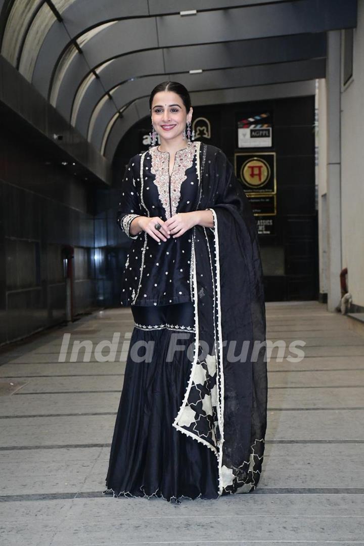 Vidya Balan snapped in the city