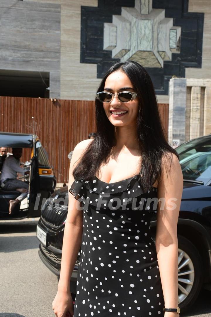 Manushi Chhillar snapped in the city